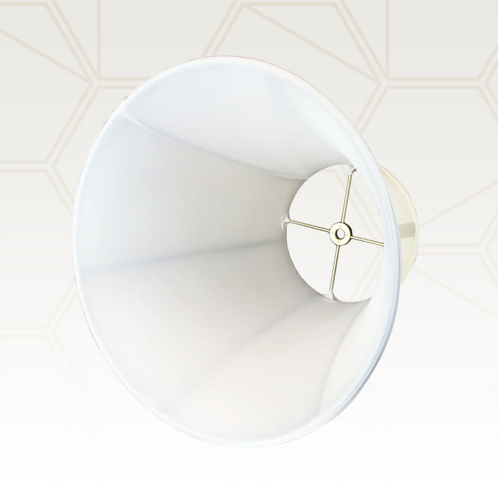 Royal Designs True Bell Basic Lamp Shade, V Notch Fitter, Eggshell, 4x8x7.25, Se
