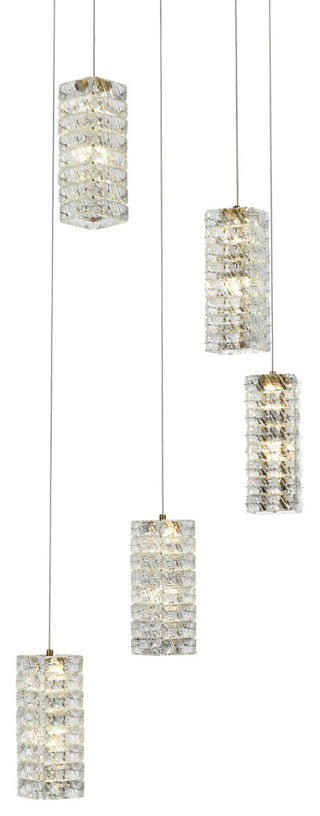 Home Living 20" LED Pendant, Satin Gold