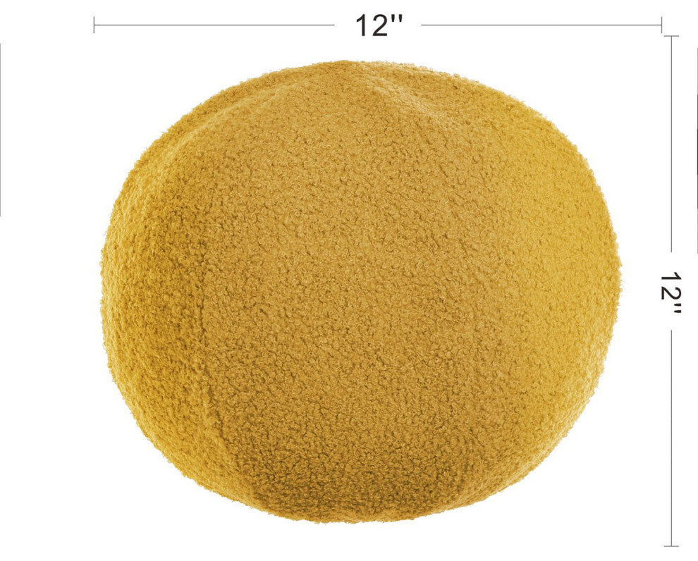 Dann Foley Lifestyle-Sphere Plush Pillow-Marigold Yellow