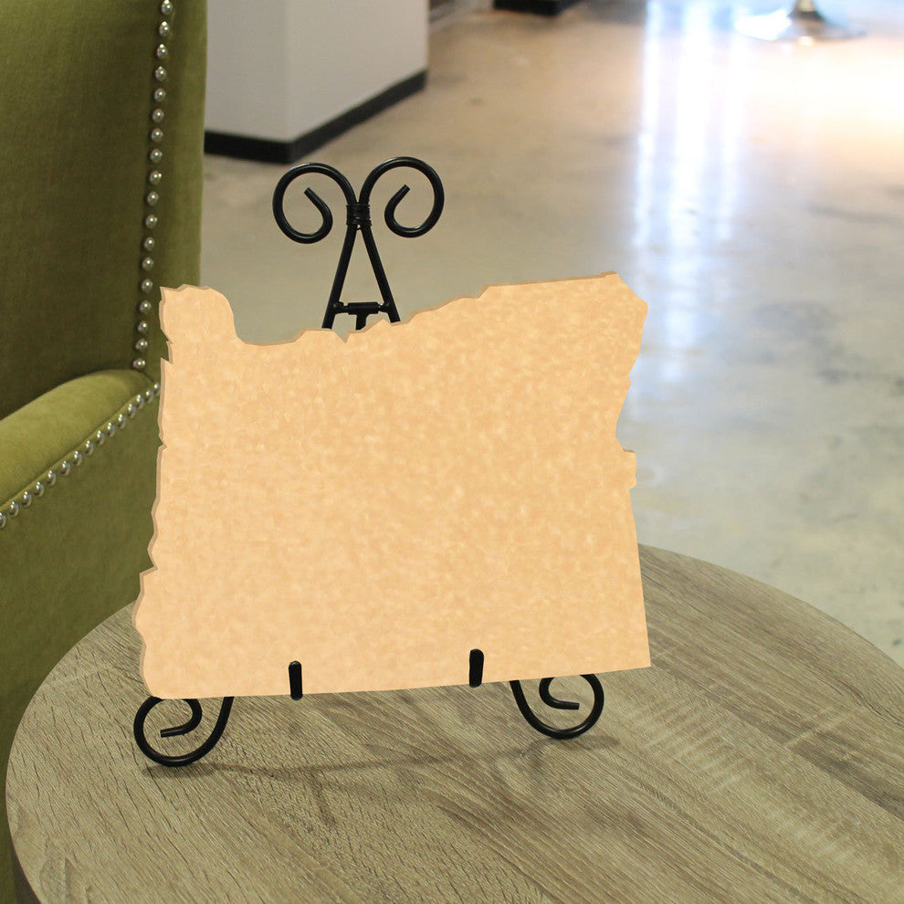 State Shaped Cutting Boards, Black Richlite, Oregon