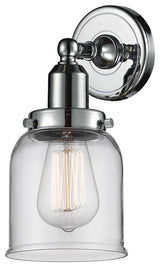 Small Bell 1-Light Bath Vanity-Light Polished Chrome