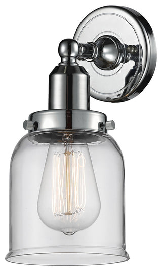 Small Bell 1-Light Bath Vanity-Light Polished Chrome