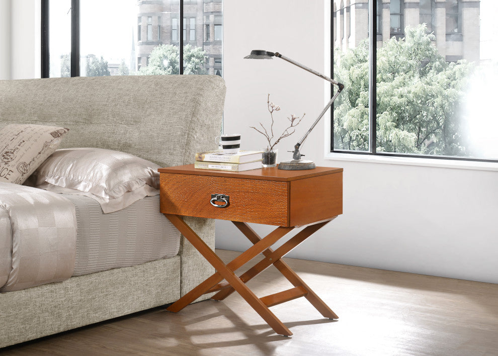Xavier X-Nightstand, Oak