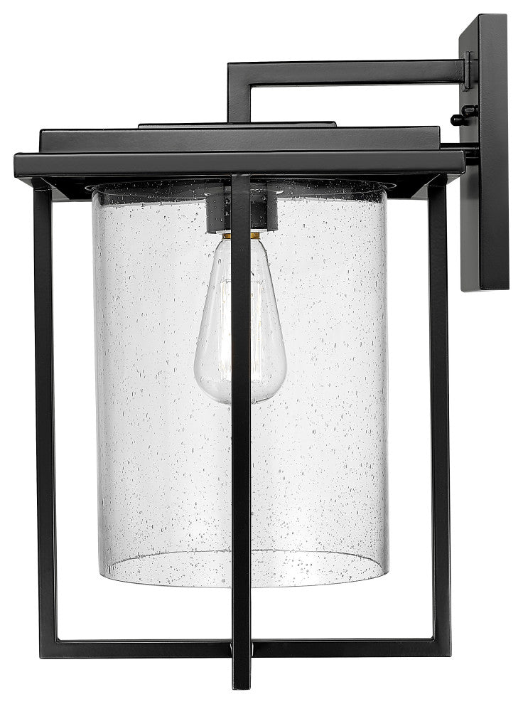 1 Light 11" Powder Coated Black Outdoor