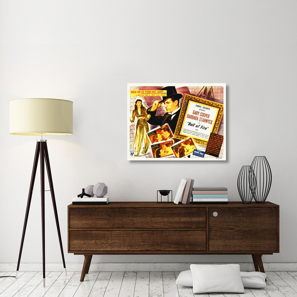 "Ball of Fire" Stretched Canvas Giclee by Hollywood Photo Archive, 40x31"