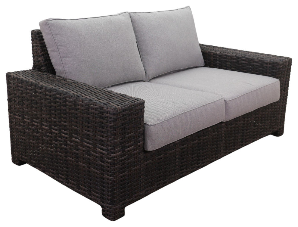 Courtyard Casual St Lucia Loveseat With Cushions