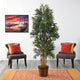 6' Phoenix Artificial Palm Tree, Wicker Planter