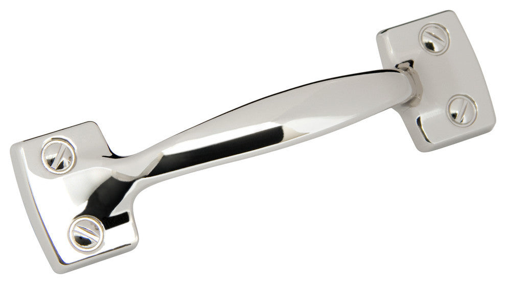 Sumner Street Home Hardware Jackson B Pull, Polished Nickel