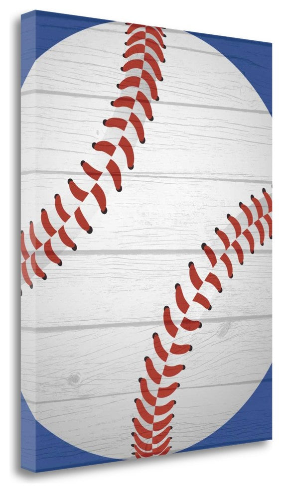 "Baseball II" By Tamara Robinson, Giclee Print on Gallery Wrap Canvas