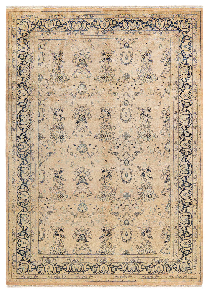 Mogul, One-of-a-Kind Hand-Knotted Area Rug Beige, 6' 3" x 8' 9"