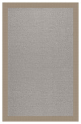 Zoe Platinum Sisal Tufted Area Rug, Buff, 5'x8'