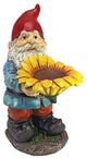 Sunflower Sammy Gnome Statue