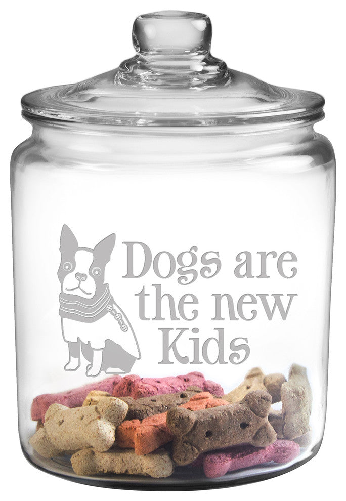 "Dogs are the New Kids" Half-Gallon Treat Jar