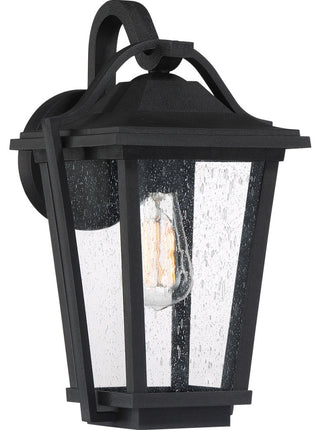 Darius 1-Light Outdoor Lantern, Earth Black