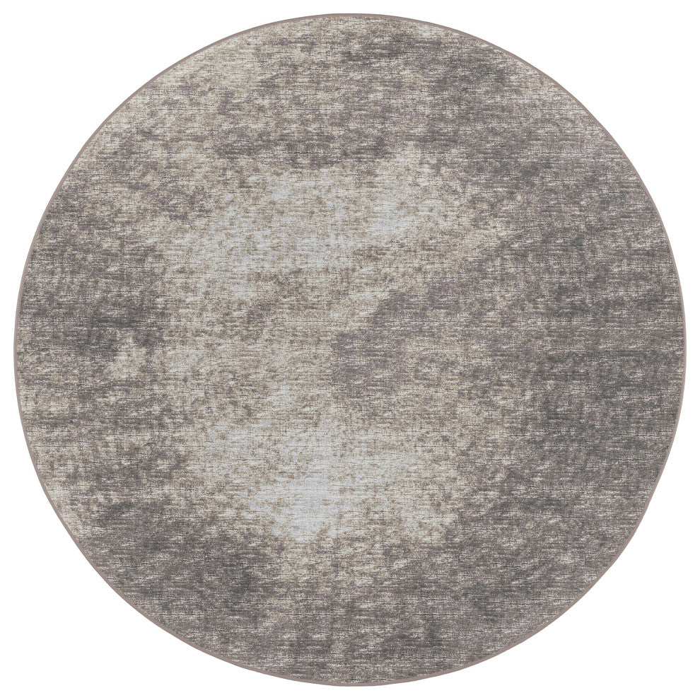 Winslow WL1 Taupe 8' x 8' Round Rug
