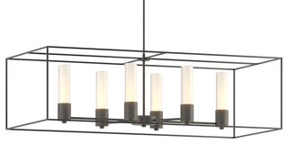 Portico Pendant, Natural Iron, Black Accent
