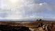 Andreas Schelfhout Travellers In An Extensive Landscape Wall Decal