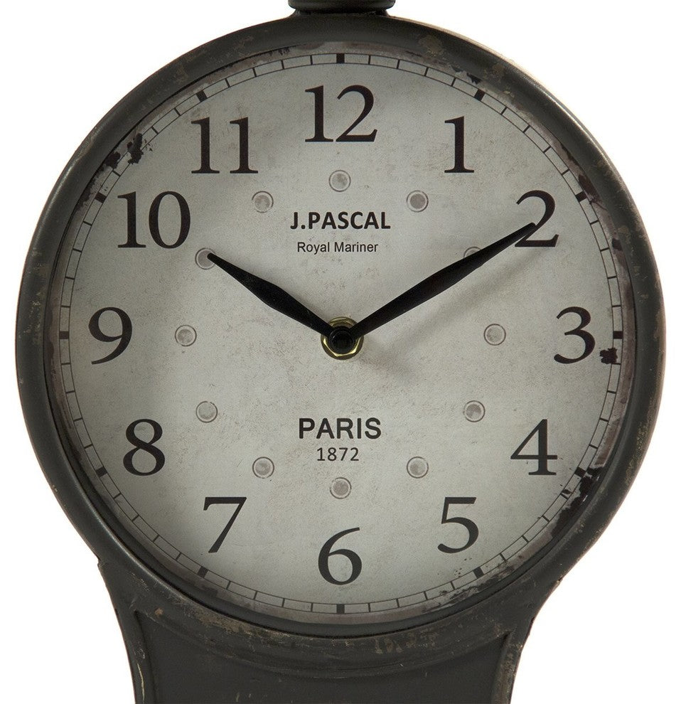 Iron Scale Clock, Bronze