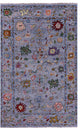 5' 1" X 8' 4" Turkish Oushak Hand Knotted Wool Rug - Q15466
