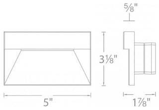 LED Low Voltage Horizontal LED Low Voltage Step and Wall-Light Amber, White