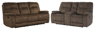 Cooper Shadow Natural Manual Reclining Sofa and Recliner