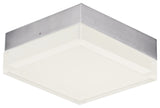 Maxim 57686CLFT Illuminaire II 5"W Integrated LED Flush Mount - Satin Nickel