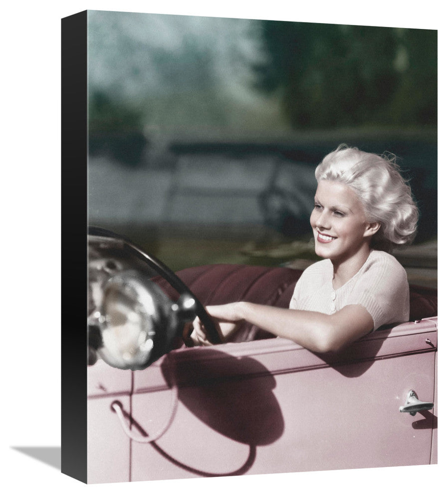 "Jean Harlow" Stretched Canvas Giclee by Hollywood Photo Archive, 12"x16"