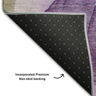 Premium Machine Washable Mayfield AMF504 Purple 8' x 10' Rug