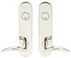 Air-Stream Lever, Tubular Entry, Double Cylinder, Polished Stainless Steel