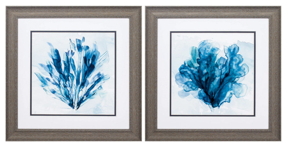 Coastal Coral Wall Art, 2-Piece Set