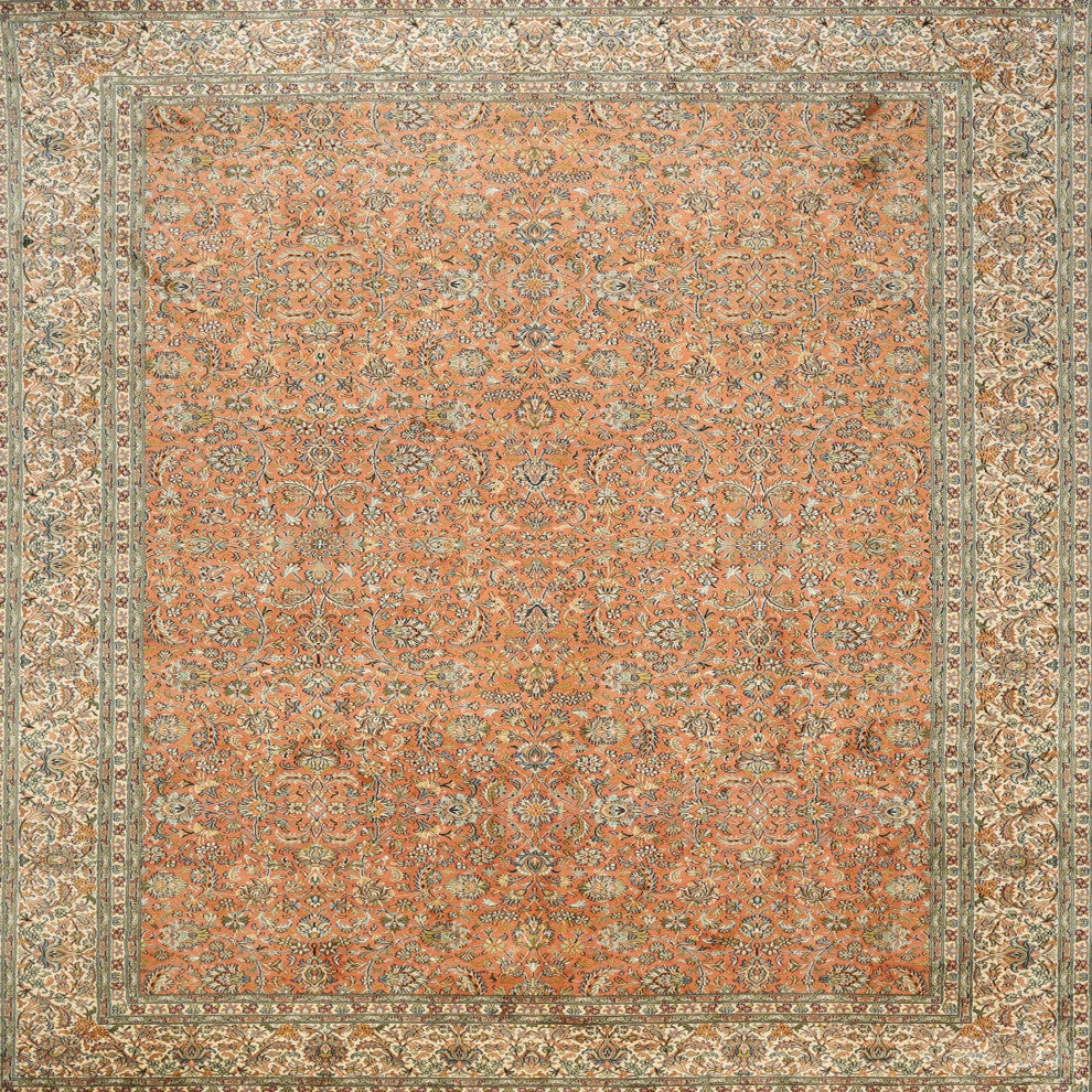 Ahgly Company Indoor Square Traditional Area Rugs, 4' Square
