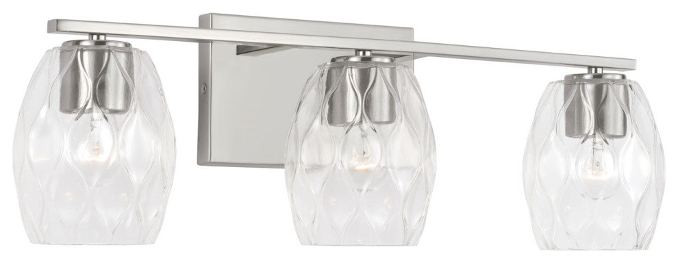 Capital Lighting, 145331BN-525, 24"Wx8"H 3-Light Vanity