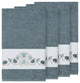 Bella 4 Piece Embellished Bath Towel Set