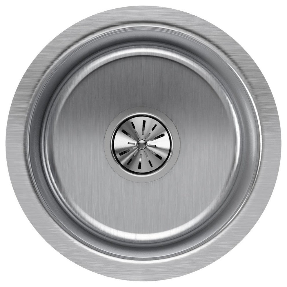Elkay ELUH12FB Lustertone 14-3/8" Undermount Single Basin - Stainless Steel