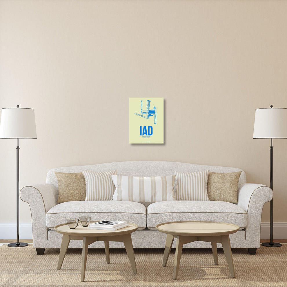 "IAD Washington Poster 1" Fine Art Print