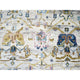 Ivory Oushak Supple Mahal Design Hand Knotted Oversize Oriental Rug  12'x17'9"