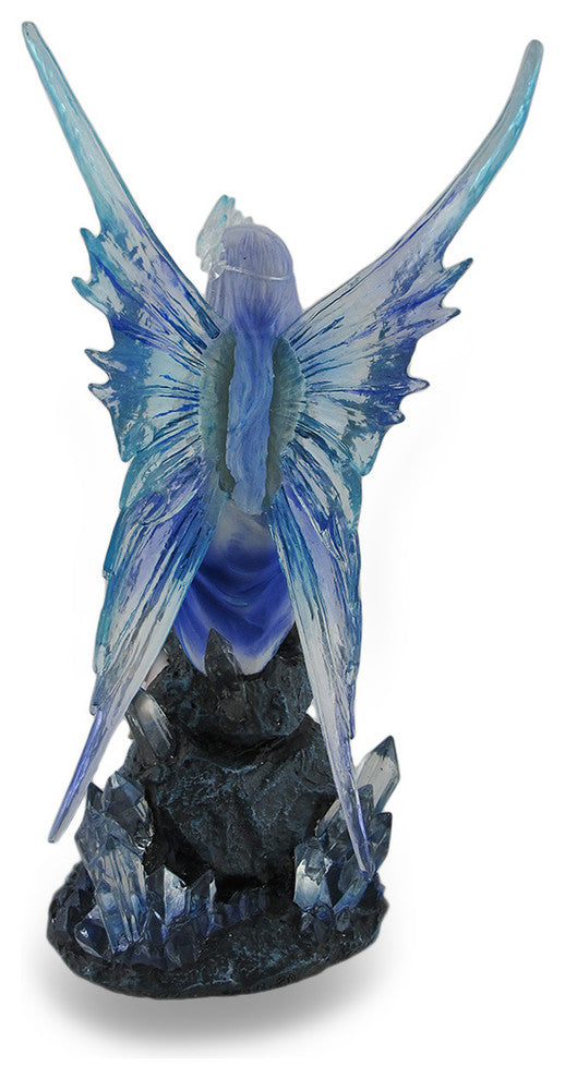 Anne Stokes Blue and Purple Stargazer Fairy Statue