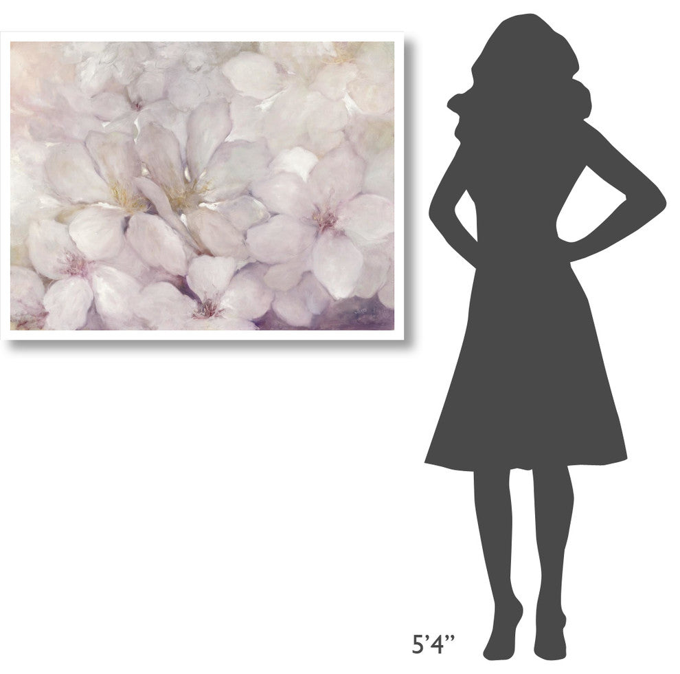 "Apple Blossoms" Digital Paper Print by Julia Purinton, 42"x32"