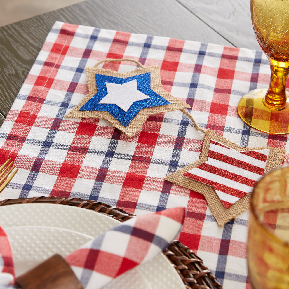 American Plaid Tablecloth 60X104