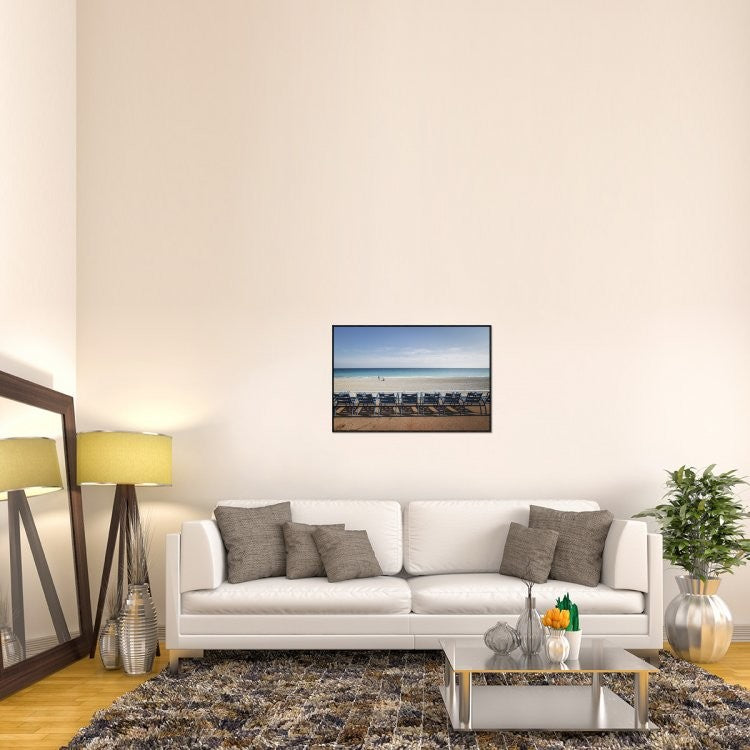 "Sea Breeze" Framed Canvas Giclee by Paco Palazon, 37x25"