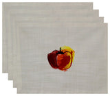 18"x14" Pepper Placemats, Set of 4, Maroon