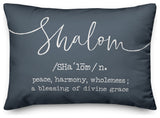 Shalom Definition 14"x20" Throw Pillow Cover