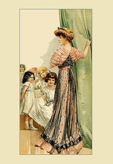 Admiring the Lady - Gallery Wrapped Canvas Art 28" x 42"