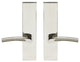 Phoenix Lever, Tubular Full Dummy Pair, RH, Polished/Satin Stainless Steel