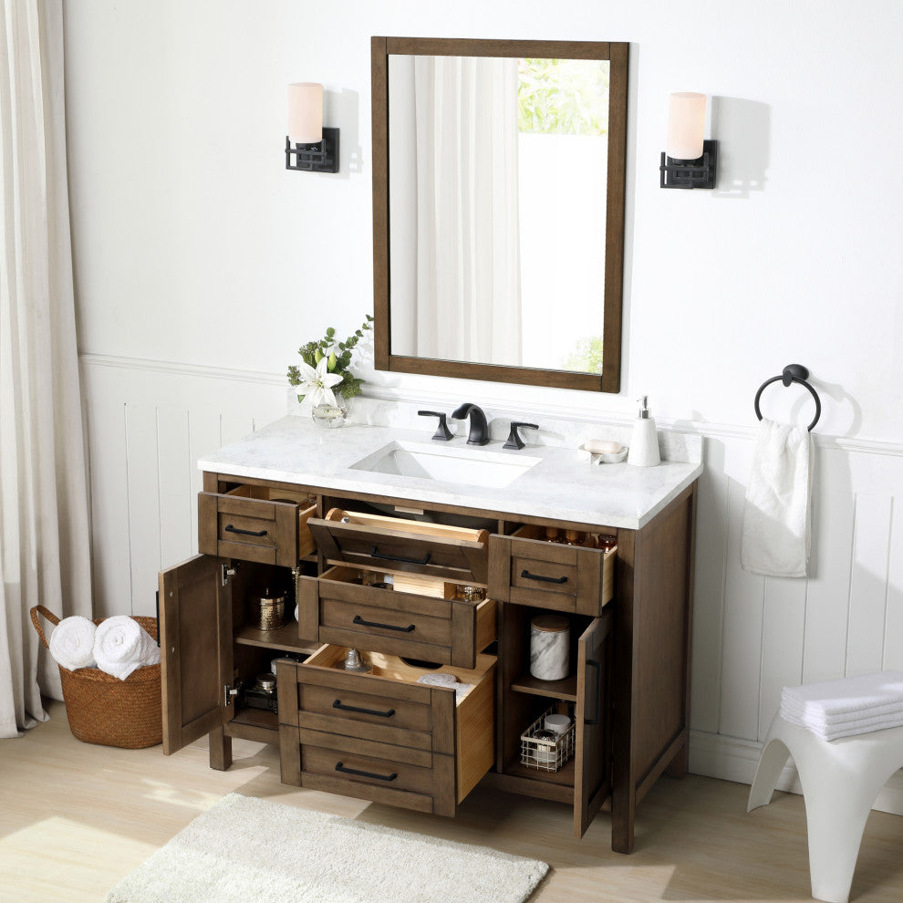 OVE Decors Tahoe Vanity, 48'' Almond Latte