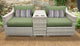 Fairmont 3 Piece Outdoor Wicker Patio Furniture Set 03b