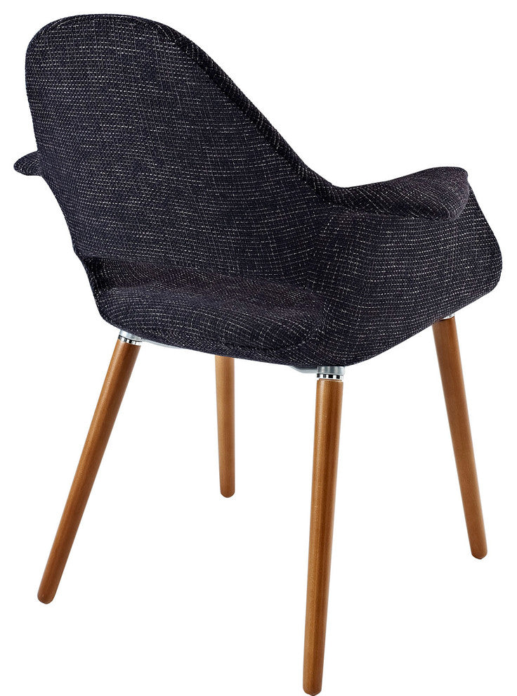 Modern Contemporary Kitchen Dining Armchair Black