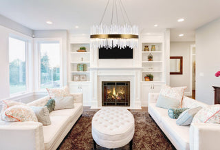 Contemporary Gold 18-Light Chandelier