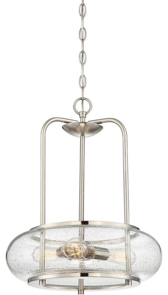 Quoizel TRG1816BN Three Light Pendant Trilogy Brushed Nickel