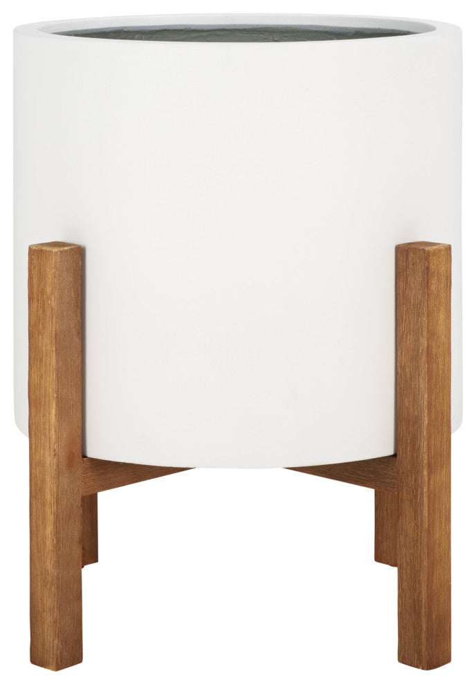 Safavieh Outdoor Loflen Planter, White